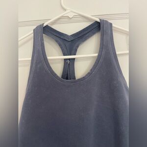 Lululemon cool racerback tank ice wash blue